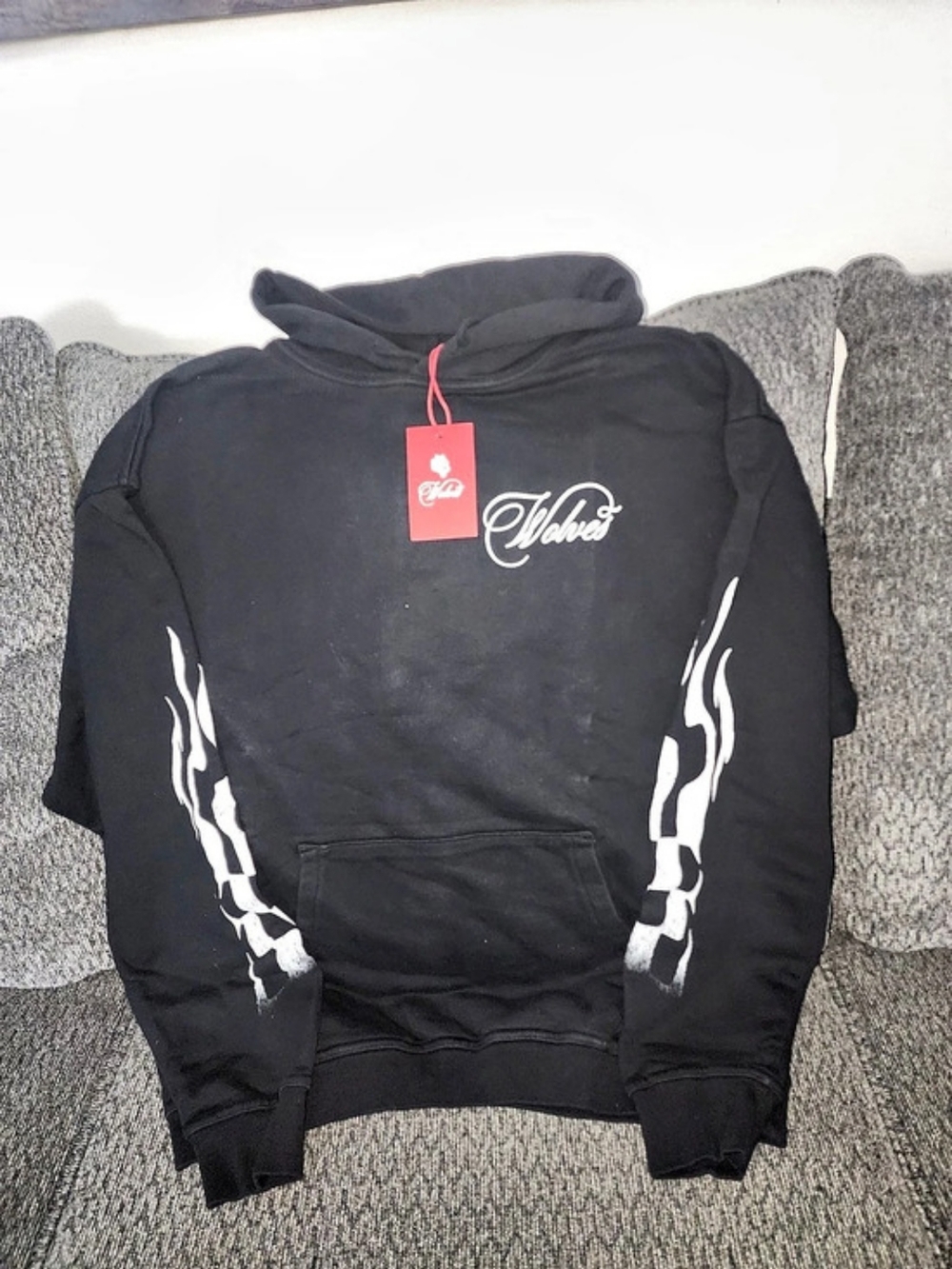 Darc Sport Burnout Bishop Hoodie. Men's Black & White XL NWT Hoodie